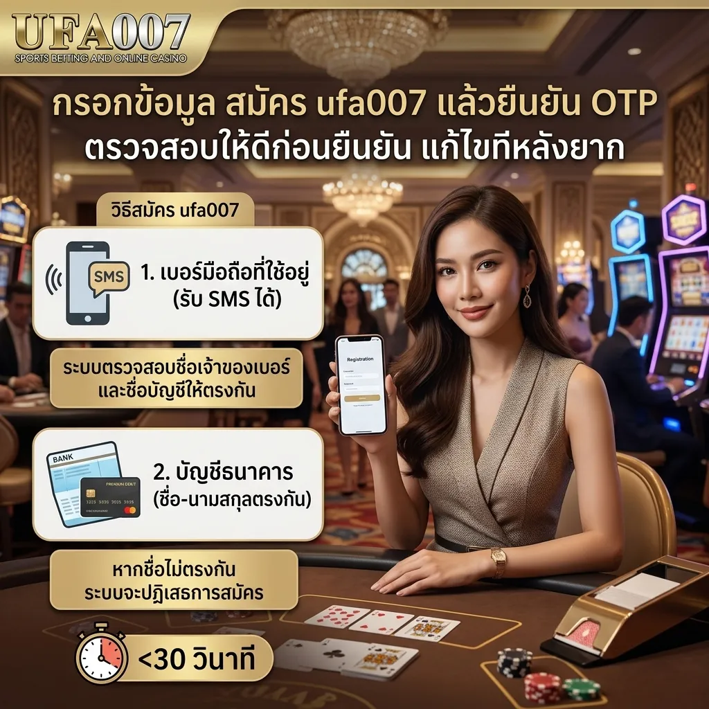 วิธีสมัคร ufa007